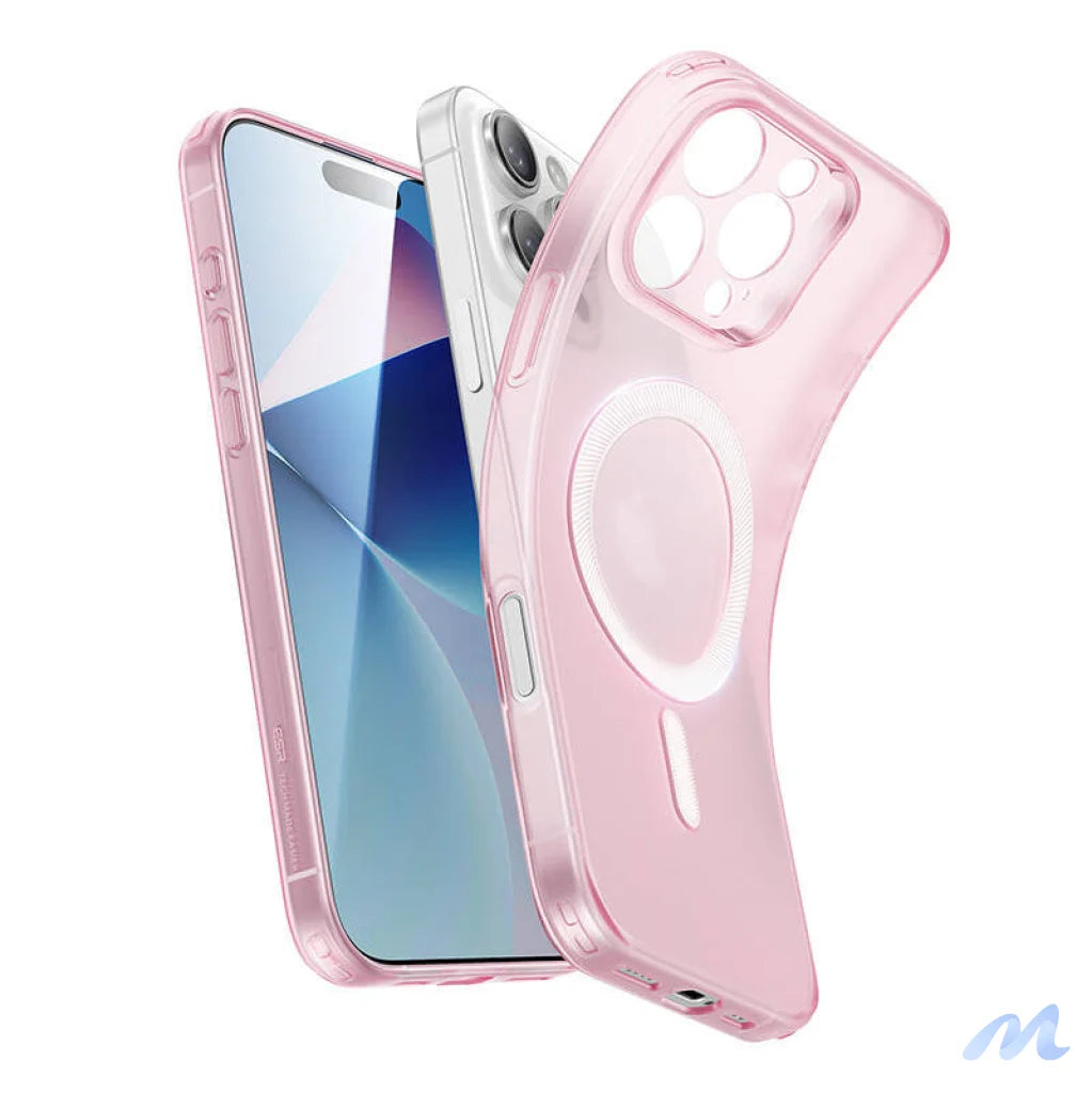 Zero Clear Case (HaloLock) ESR case for iPhone 16 Pro (pink)