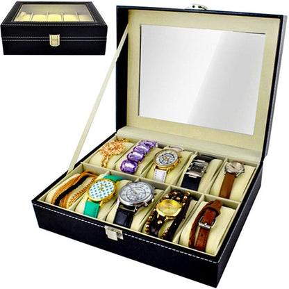 Watch organizer with 10 compartments Iso Trade 5901785365368