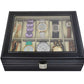 Watch organizer with 10 compartments-4