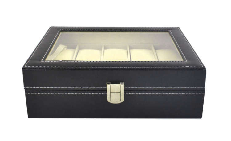 Watch organizer with 10 compartments-11