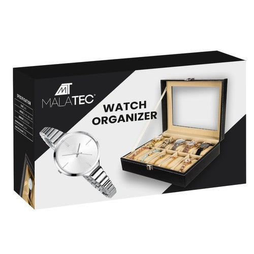 Watch organizer with 10 compartments-1