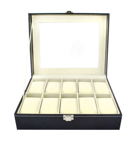 Watch organizer with 10 compartments-8