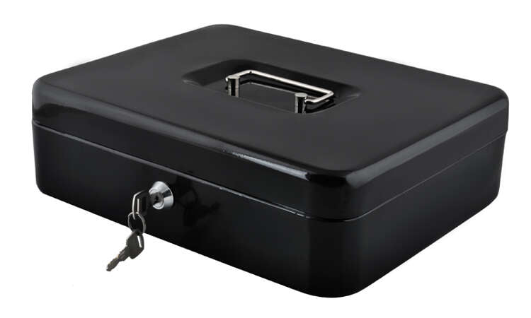 Large black money box-8