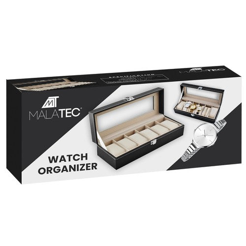 Watch organizer with 6 compartments-14