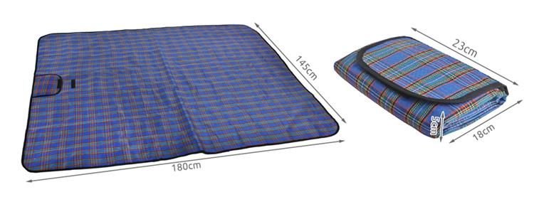 Picnic mat 145x180 basic - blue-12