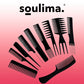 Hairdressing combs - set of 10 pcs-12