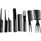 Hairdressing combs - set of 10 pcs-3