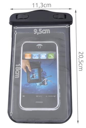 Waterproof phone case - black-14