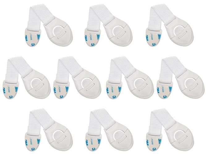 Security - lock for cabinets 10 pcs. White Ruhhy 5902802903693