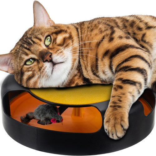 A toy for a cat - a wheel with a mouse Purlov 5902802904119