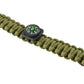 SURVIVAL bracelet with accessories - green-6