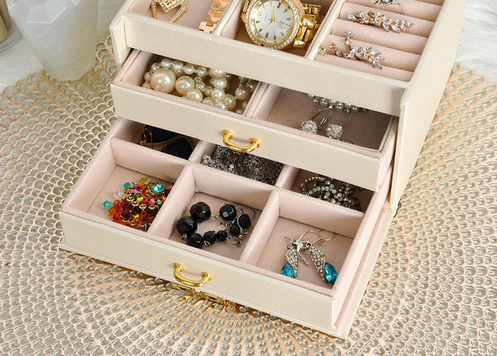 Jewelry box/case - beige-6