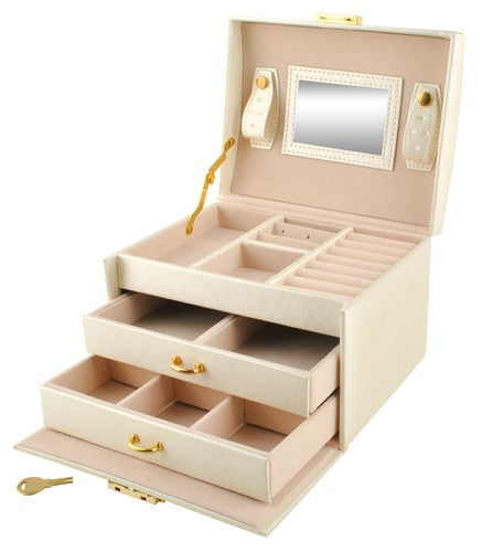 Jewelry box/case - beige-9