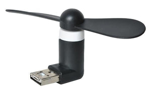 Black micro USB fan Iso Trade 5902802905772