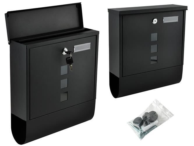 Letter box - black Malatec 5902802907820