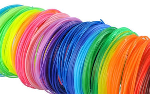 PLA 3D filaments - set 30pcs x 5m-1