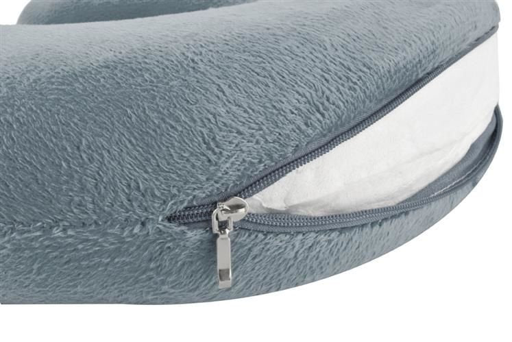 Gray travel pillow P7973-4