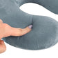 Gray travel pillow P7973-6