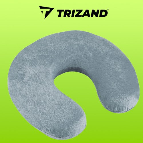 Gray travel pillow P7973-7