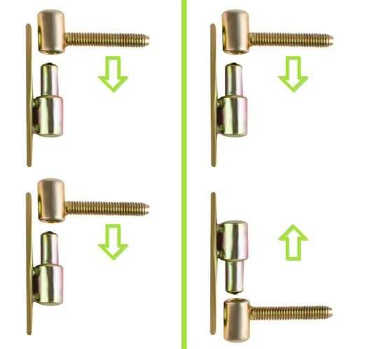 Security gate for doors 72-122 cm-2