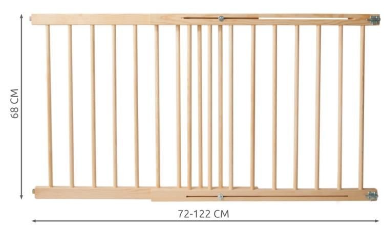 Security gate for doors 72-122 cm-8