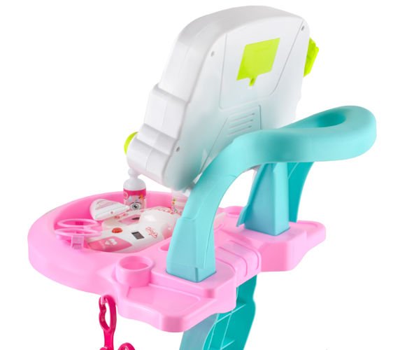 Little doctor's set - pink trolley-3