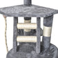 Cat tree 118 cm, gray-8