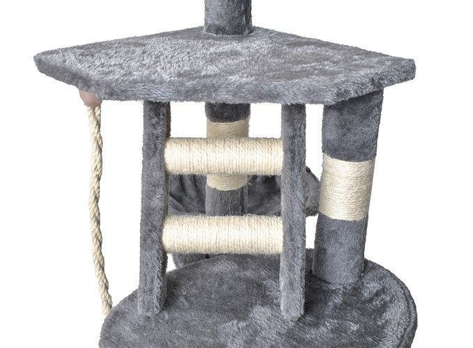 Cat tree 118 cm, gray-8