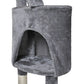 Cat tree 118 cm, gray-9