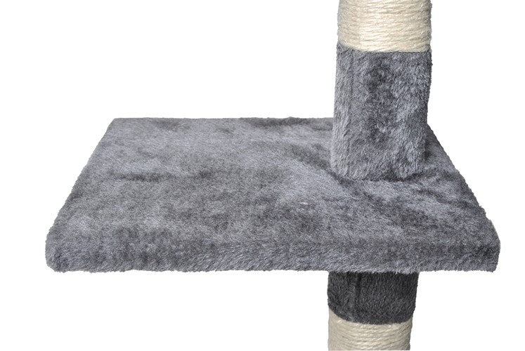 Cat tree 118 cm, gray-10