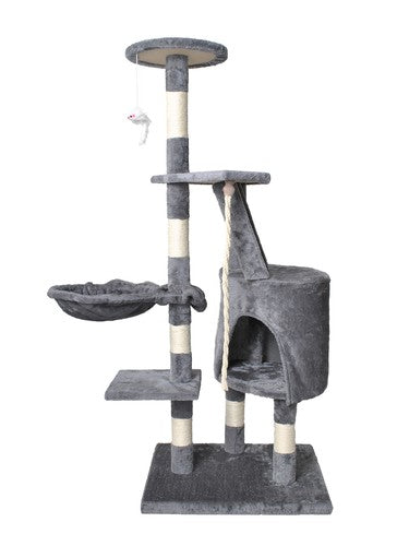 Cat tree 118 cm, gray-2