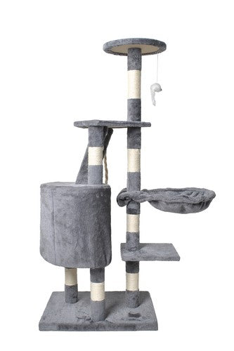 Cat tree 118 cm, gray-5