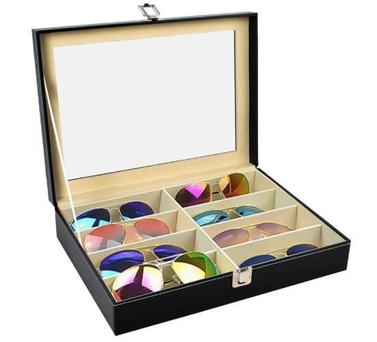 Glasses organizer with 8 compartments-7