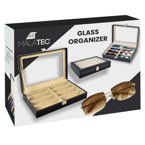 Glasses organizer with 8 compartments-8