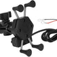 Motorcycle phone holder with charger-5