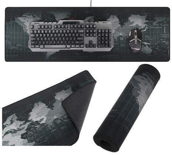 Keyboard mouse pad gray Izoxis 5902802910981