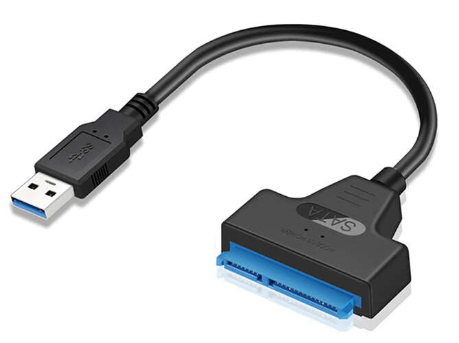 The USB adapter is SATA 3.0-9