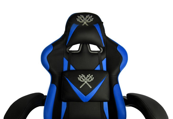 Gaming chair - black and blue Dunmoon-11