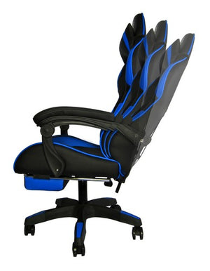 Gaming chair - black and blue Dunmoon-1