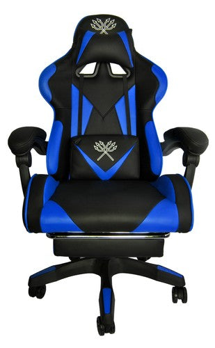 Gaming chair - black and blue Dunmoon-4