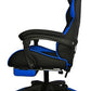 Gaming chair - black and blue Dunmoon-5