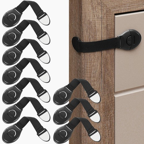 Security - lock for cabinets 10 pcs. black Ruhhy 5902802912237