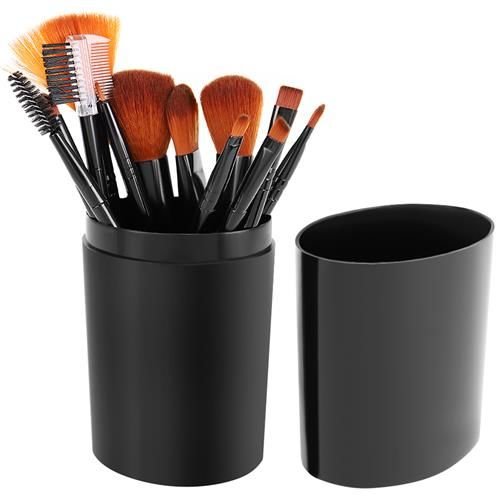 Makeup brushes 12 pcs black - set Soulima 5902802911469