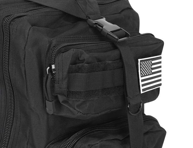 XL military backpack, black-11