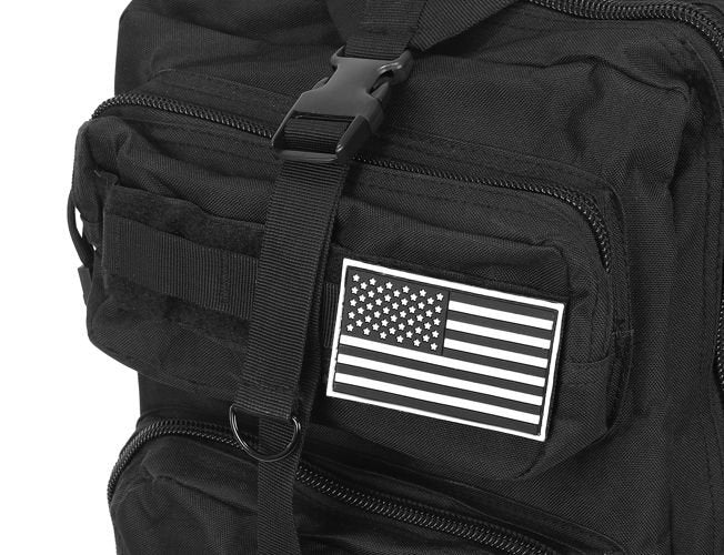 XL military backpack, black-2