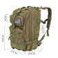 XL military backpack, green-10