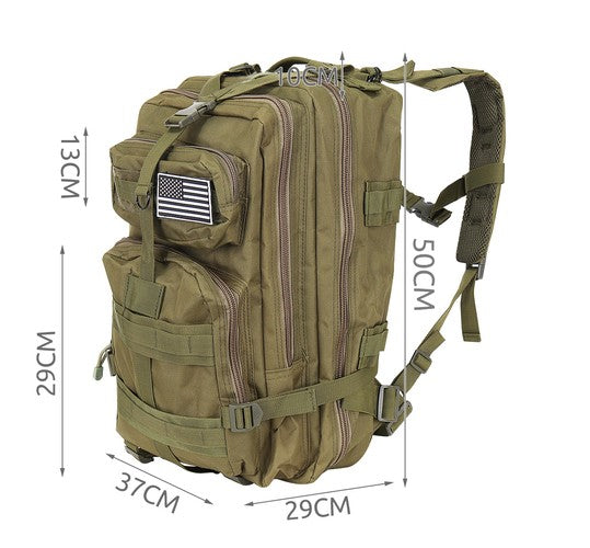 XL military backpack, green-10