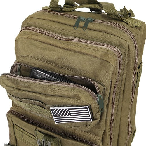 XL military backpack, green-2