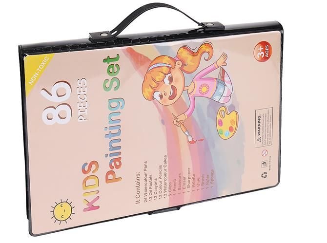 Painting set in a suitcase 86 pcs-1