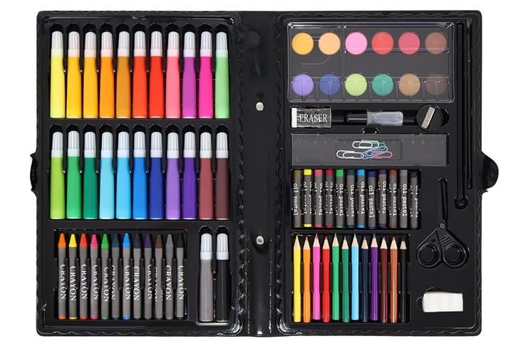 Painting set in a suitcase 86 pcs-3